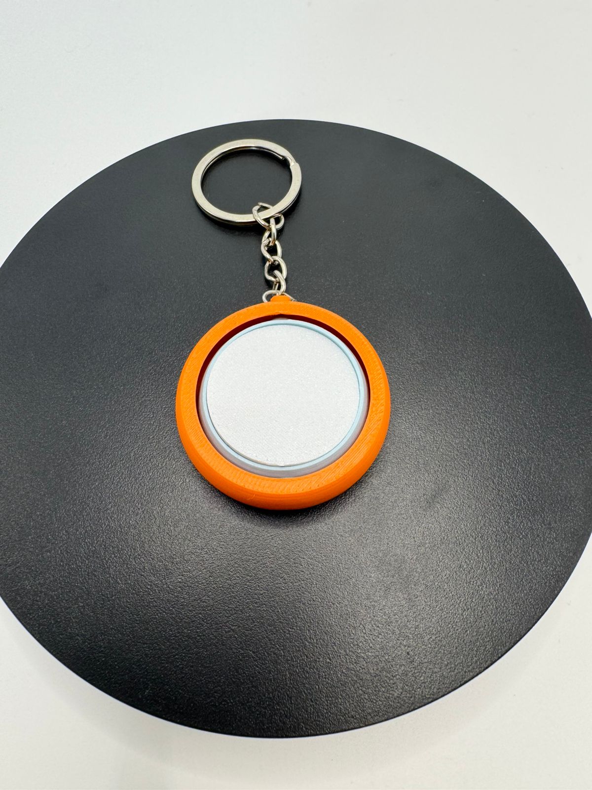 Chaveiro Redondo Personalizado 3D – Mini Badge