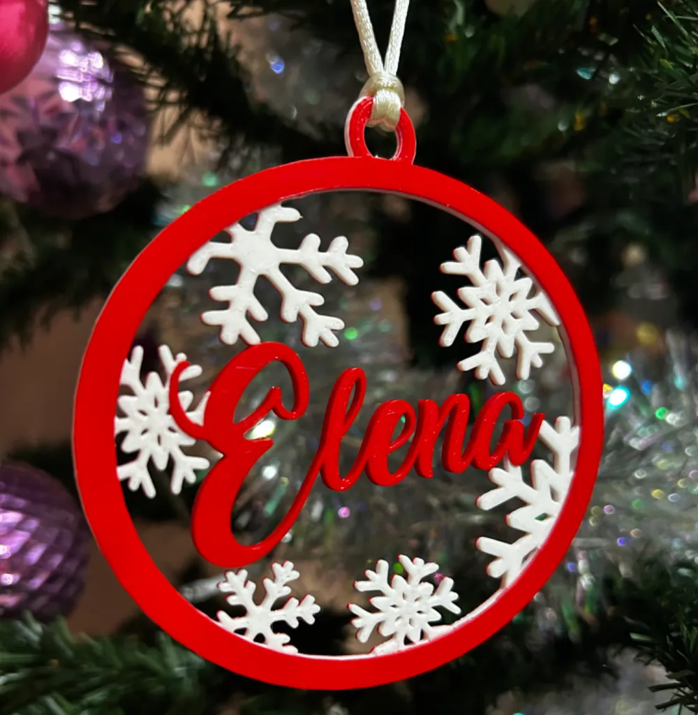 Enfeite de Natal Personalizado