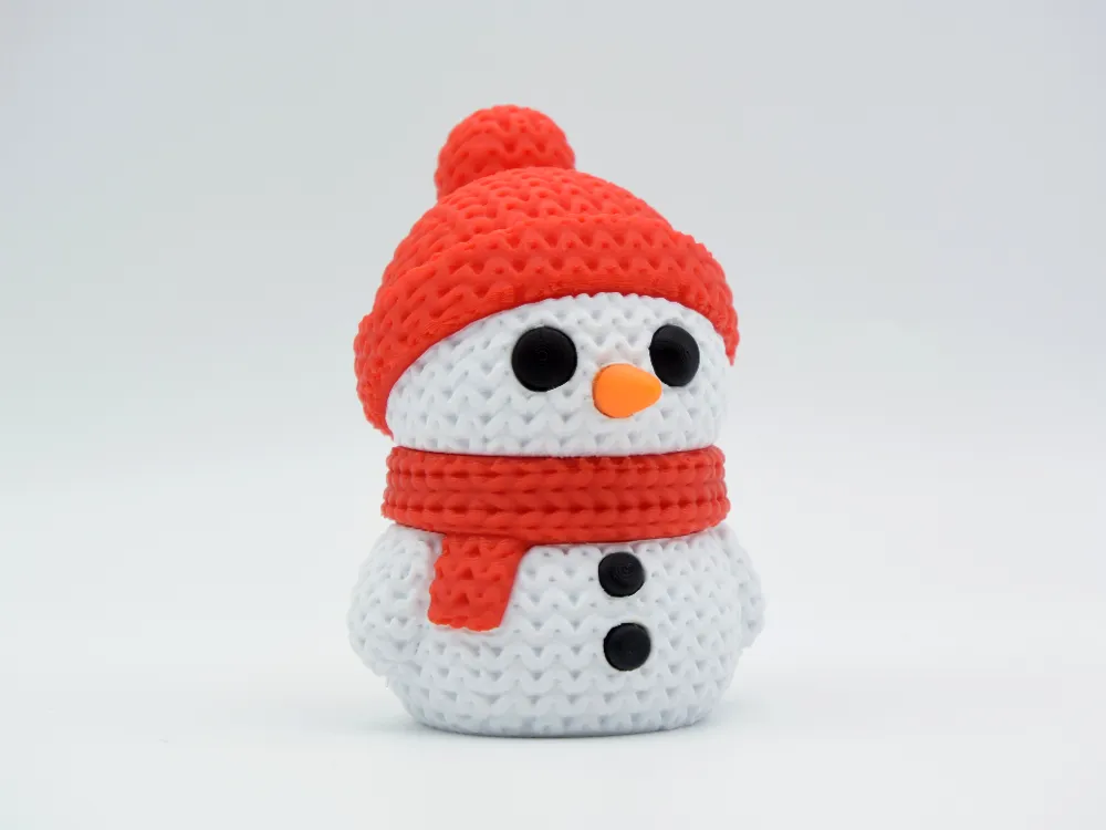 Boneco de Neve Tricô