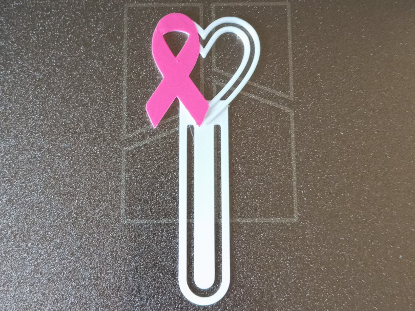 Marcador de Páginas - Outubro Rosa
