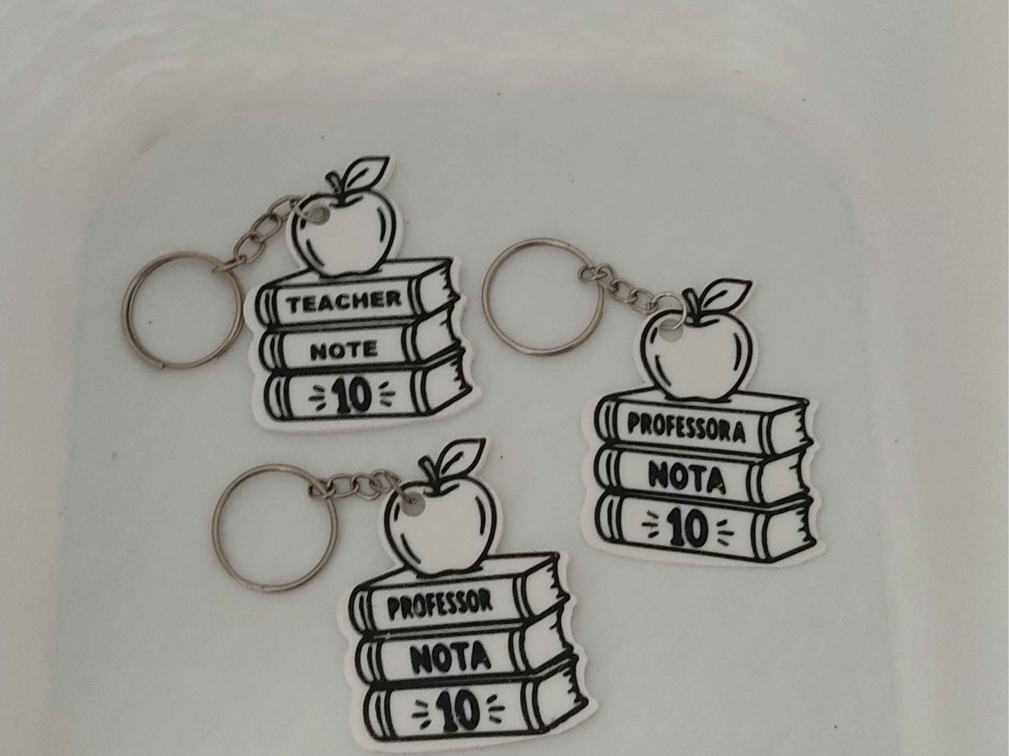 Chaveiro professora (teacher) Personalizado